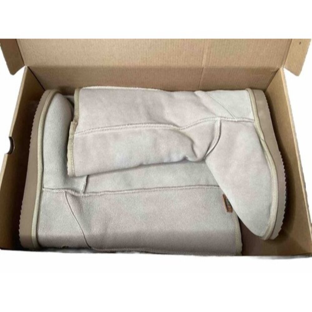 EMU Ridge Australian Boots Women’s 8 Tall 100% Australian Wool Tan Comfortable